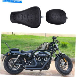 V[g tghCo[\V[g+Ȁqpn[[X|[cX^[XL 1200 883ACAUS Front Driver Solo Seat + Rear Passenger For Harley Sportster XL 1200 883 Iron US