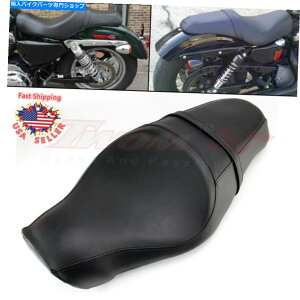 V[g n[[X|[cX^[XL883 1200ACA48 2005-2013̂߂2̏ȃTh Two Up Passenger Seat Saddle For Harley Sportster XL883 1200 Iron 48 2005-2013