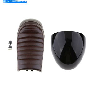 V[g I[goCJtF[T[ABSAV[gtFAOJo[+nvre[WNbV Motorcycle Cafe Racer ABS Rear Seat Fairing Cover + Hump Vintage Cushion