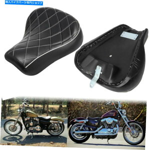 V[g n[[X|[cX^[1200 883 83-03̂߂̃_ChtghCo[C_[\V[gU[ Diamond Front Driver Rider Solo Seat Leather For Harley Sportster 1200 883 83-03