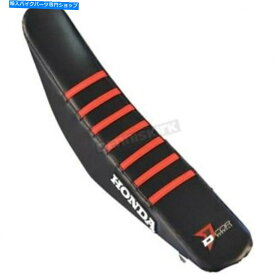 シート D'CorビジュアルブラックシートカバーW /赤いリブ - 30-10-500 D'COR Visuals Black Seat Cover w/Red Ribs - 30-10-500