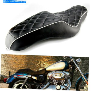 V[g n[[X|[cX^[XL 883 1200 48 72p2AbvhCõtgȀȍ Two-Up Driver Front Rear Passenger Seat For Harley Sportster XL 883 1200 48 72