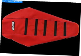 シート デカール作品ホンダ用赤/赤/ブラックシートカバー DeCal Works Red / Red / Black Seat Cover for Honda