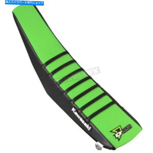 �V�[�g D'Cor�r�W���A���u���b�N/�O���[���V�[�g�J�o�[W /�u���b�N���u - 30-20-477 D'COR Visuals Black/Green Seat Cover w/Black Ribs - 30-20-477