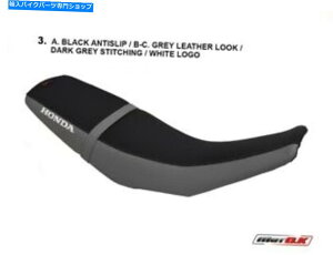 V[g z_CRF 250 - 2019 MotokV[gJo[_[NO[/ubNJ[zCgS HONDA CRF 250 - 2019 MotoK Seat Cover Dark Grey/Black Color White Logo