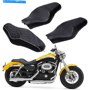 �V�[�g �h���C�o�[�������2 up Harley Sportster XL883 N XL1200 N�A�C���� Driver & Passenger Seat 2 up Saddle for Harley Sportster XL883 N XL1200 N Iron�y���s�A���i�z
