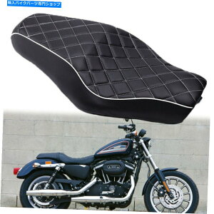 V[g _Ch̃hCo[q2̍ȃTĥ߂̃Thxl883 1200 48 Diamond Driver & Passenger Two Up Seat Saddle For Harley Sportster XL883 1200 48