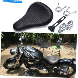 V[g ؑʂC50 M50 S50 BobberI[goCXvO\V[gThubN For Suzuki Boulevard C50 M50 S50 Bobber Motorcycle Spring Solo Seat Saddle Black