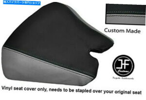 V[g z_NC23 CBR 400gCA[tgXbvpubNO[rj[JX^V[gJo[ BLACK GREY VINYL CUSTOM FOR HONDA NC23 CBR 400 TRI ARM FRONT SLIP ON SEAT COVER