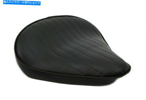 V[g V-Twinɂn[[_rbh\̂߂̍^bNƃ[\̍ Black Tuck and Roll Solo Seat Large for Harley Davidson by V-Twin