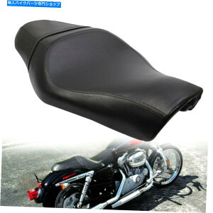 V[g n[[X|[cX^[XL883 1200 48 2010-2016 Two Up Seat Passenger Driver Saddle For Harley Sportster XL883 1200 48 2010-2016