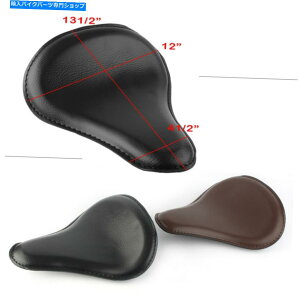 V[g \XV[gtBbgn[[{o[`bp[z_}nJX^13 1/2 "x 12" Solo Slim Large Seat Fit Harley Bobber Chopper Honda Yamaha Custom 13 1/2"x 12"