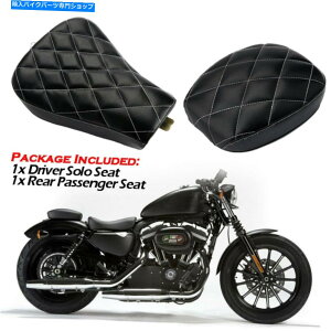 V[g tghCo[\V[g+Ȁqpbh̃n[[X|[cX^[XL1200 883 72 48 Front Driver Solo Seat+Rear Passenger Pad For Harley Sportster XL1200 883 72 48
