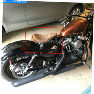 V[g n[[{o[`bp[̂߂̃guĚÂwZ̃I[goC̃\V[gpbh̏t Rotro Brown Old School Motorcycle Solo Seat Pad Spring For Harley Bobber Chopper