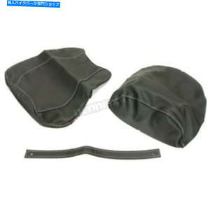 シート HTモトブラックカーボングレーステッチシートカバー - SB-H022 HT Moto Black Carbon Gray Stitch Seat Cover - SB-H022