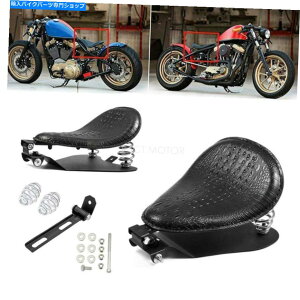V[g n[[X|[cX^[z_VTX̂߂̊vMotoCCLE BOBBER\ThV[gXvO Leather Motocycle Bobber Solo Saddle Seat Spring For Harley Sportster Honda VTX