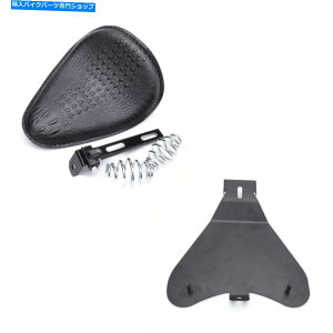�V�[�g �n�[���[�{�x���`���b�p�[�̂��߂̃I�[�g�o�C���U�[�\���^�]�ȃX�v�����O�u���P�b�g Motorcycle Leather Solo Driver Seat Spring Bracket For Harley Bobber Chopper NEW�y���s�A���i�z