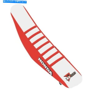 V[g 17-20z_CRF 450 18-21 CRF 250pD'CORt@Ng[V[gJo[ԃzCguxbh D'COR Factory Seat Cover Red White Ribbed for 17-20 Honda CRF 450 18-21 CRF 250