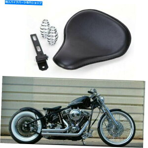 V[g Harley Bobber Chopper Softail̂߂̍I[goC̏t̃\̍ȃuPbgLbg Black Motorcycle Spring Solo Seat Bracket Kit For Harley Bobber Chopper Softail