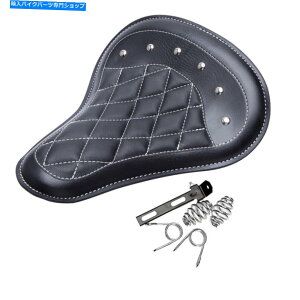 V[g Harley Chotper Bobber Heritage Softail̂߂̃U[I[goCXvO\V[g Leather Motorcycle Spring Solo Seat For Harley Chopper Bobber Heritage Softail