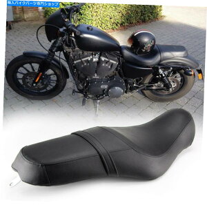 V[g n[[X|[cX^[XL 883 1200 48 Driver & Rear Passenger Leather Two-Up Seat for Harley Sportster XL 883 1200 48