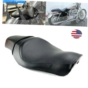 シート 運転手の乗客2 up 2アップシートのハーリースポーツスターXL883 1200 48 72 2004-20 Driver Passenger Two Up 2 up Seat For Harley Sportster XL883 1200 48 72 2004-20