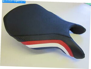 �V�[�g D13 DUCATI 749/999�t�B���J���[���b�h/�z���C�g/�u���[�r�j�[���V�[�g�J�o�[ - �t�����g D13 Ducati 749/999 Fila colours Red/White/Blue vinyl seat cover- FRONT�y���s�A���i�z