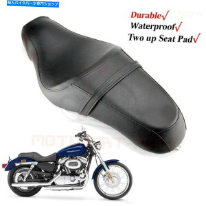V[g n[[X|[cX^[XL883 1200 48 2005-2020̂߂2̃AbvX[YV[g̏q̉^] Two Up Smooth Seat Passenger Driver For Harley Sportster XL883 1200 48 2005-2020