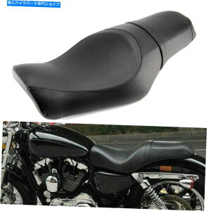 V[g n[[X|[cX^[XL883 1200 48 2004-2021̂߂2̃AbvX[YV[gqhCo[ Two Up Smooth Seat Passenger Driver For Harley Sportster XL883 1200 48 2004-2021