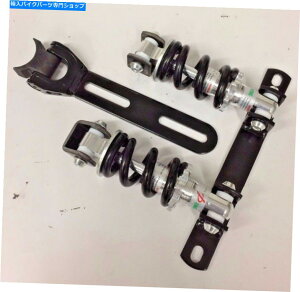 V[g 4 "_u~jVbN\V[gLbg`bp[{o[HDn[[XS650CB BW 4" DOUBLE Mini Shock Solo Seat Kit chopper bobber hd harley xs650 triumph cb BW