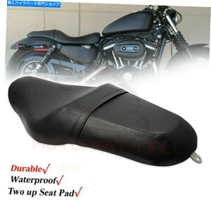 V[g n[[X|[cX^[XL 883 1200 72AĈ߂̃I[goC̉^]҂̏q̃cE[AbvV[g Motorcycle Driver Passenger Two-Up Seat for Harley Sportster XL 883 1200 72 Iron