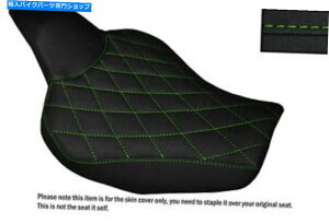 V[g O[_ChVgbvObvrj[JX^tBbgJTLZ1000 14-16tgV[gJo[ GREEN DIAMOND STICH GRIP VINYL CUSTOM FITS KAWASAKI Z1000 14-16 FRONT SEAT COVER
