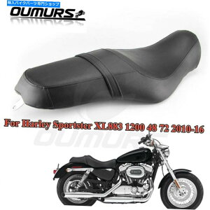 V[g n[[X|[cX^[XL883 1200 2010-16̂߂̉^]̏q2AbvcA[̃ThV[g Driver Passenger Two Up Tour Saddle Seat For Harley Sportster XL883 1200 2010-16