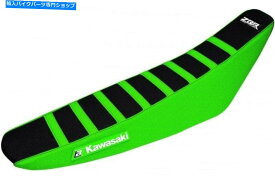 シート ブラック/グリーンシマウマシートカバーフィットKawasaki KX85 2001 2002 2003 2003 2004 2004 2006 Black/Green Zebra Seat Cover Fits Kawasaki KX85 2001 2002 2003 2004 2005 2006
