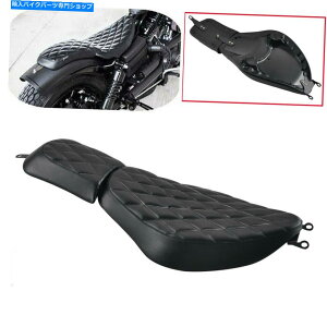 V[g n[[X|[cX^[XL 883 1200 72AĈ߂̃I[goC̉^]҂̏q̃cE[AbvV[g Motorcycle Driver Passenger Two-Up Seat for Harley Sportster XL 883 1200 72 Iron