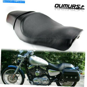 V[g n[[X|[cX^[XL883 1200 2005-13̂߂̉^]̏q2̃AbvThV[g Driver Passenger Two Up Tour Saddle Seat For Harley Sportster XL883 1200 2005-13