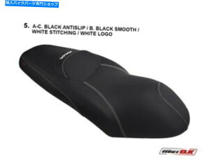 V[g }nX-MAX 125/250i2006-2009jMOTOKV[gJo[zCgXeb`/S Yamaha X-MAX 125/250 (2006-2009) Motok Seat Cover WHITE Stitching / Logo