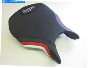 V[g D04L DUCATI 749/999rj[V[gJo[J[{/C^A̍J[{ - tg D04L Ducati 749/999 Vinyl seat cover carbon/Italian flag colours- FRONT