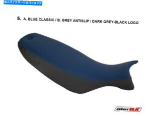 V[g BMW HP2 Enduroi2005N2008NjMOTOK SEAT COVER BLUE COLOR DARK GRAY-BLACK ANTISLIP BMW HP2 ENDURO (2005-2008) Motok Seat cover BLUE color Dark Grey-Black Antislip