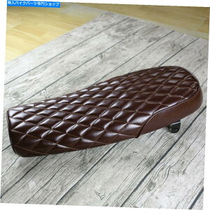 V[g 63cmre[WThI[goCV[ggJtF[T[tbgV[gPUU[ 63CM Vintage Saddle Motorcycle Seat Retro Cafe Racer Flat Seat PU Leather