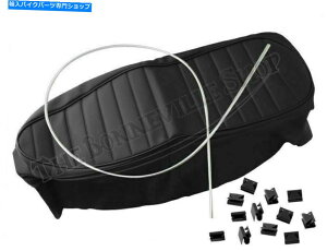 �V�[�g Triumph T120�V�[�g�J�o�[�u���b�N���u���X�v���OPN��82-7489 60-0697 60-0697 60-0697 Triumph T120 Seat Cover Black Ribbed w Trim & Sprags PN# 82-7489 60-0697 60-0696