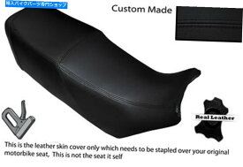 シート 黒ステッチカスタムフィットスズキGSX 550 EFデュアルレザーシートカバーのみ BLACK STITCH CUSTOM FITS SUZUKI GSX 550 EF DUAL LEATHER SEAT COVER ONLY