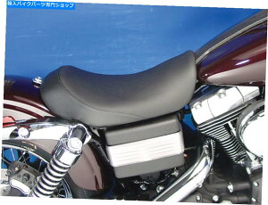 V[g [vt@C\V[gcCJ_CiFXDWG 2006AbvubNrj[C^bgKgO Low Profile Solo Seat Twin Cam Dyna FXDWG 2006-UP Black Vinyl Wyatt Gatling