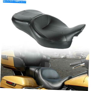 V[g n[[GNg[ĥ߂̃C_[hCo[̏Tri Glide 09-20 19 Rider Driver Passenger Seat For Harley Electra Road Tri Glide 09-20 19 Black US