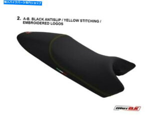 �V�[�g DUCATI MONSTER 800 S2R�i2004-2007�jMOTOK�V�[�g�J�o�[�C�G���[�X�e�b�`/ DUCATI LOGO Ducati Monster 800 S2R(2004-2007) Motok Seat Cover YELLOW Stitching /DUCATI Logo�y���s�A���i�z