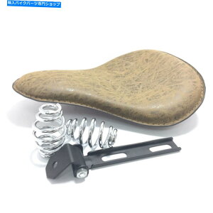 V[g I[goC3 "n[[XYLpXvO\uEV[g}nz_{o[Vi Motorcycle 3" Spring SOLO Brown Seat For Harley Suzuki Yamaha Honda Bobber New