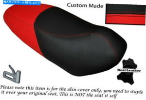 V[g ԃJX^tBbgXYLUC 125 ePicurofAU[V[gJo[̂ BLACK & RED CUSTOM FITS SUZUKI UC 125 EPICURO DUAL LEATHER SEAT COVER ONLY