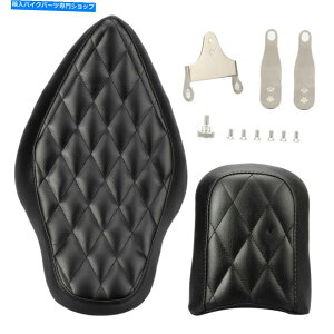 V[g n[[X|[cX^[2004-2015AJ̑D̂߂̌㕔q_ChXeb`2AbvV[g Rear Passenger Diamond Stitched 2-UP Seat For Harley Sportster 2004-2015 US Ship