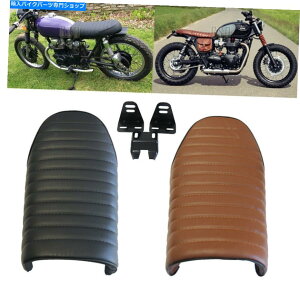 �V�[�g ���B���e�[�W�J�t�F���[�T�[�t���b�g���n���v�T�h���V�[�g�p�z���_CB750 650 550 450��芔����� Vintage Cafe Racer Flat&Hump Saddle Seat For Honda CB750 650 550 450 Kawasaki KZ