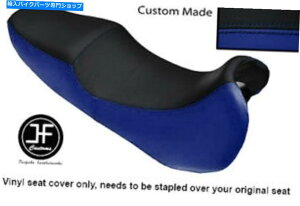 V[g XYLGSX 600 F GSXFfAV[gJo[̂߂̃ubNCu[rj[JX^ BLACK & ROYAL BLUE VINYL CUSTOM FOR SUZUKI GSX 600 F GSXF DUAL SEAT COVER ONLY